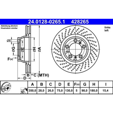 Bremsscheibe 24.0128-0265.1