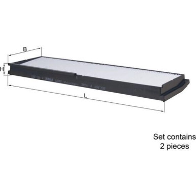 Knecht Filter, Innenraumluft LA 862/S