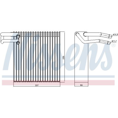 Verdampfer, Klimaanlage 92188 Verdampfer, Klimaanlage 92188