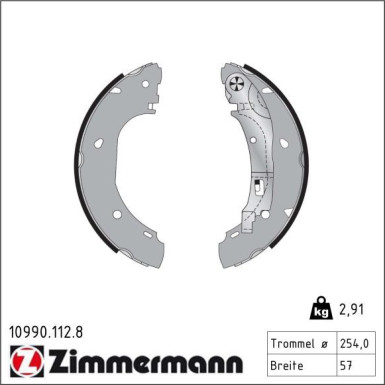 Bremsbackensatz 10990.112.8 Bremsbackensatz 10990.112.8