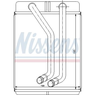 Nissens Wärmetauscher, Innenraumheizung 77507 Nissens Wärmetauscher, Innenraumheizung 77507
