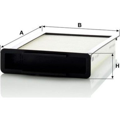 MANN-FILTER CU 2317 Innenraumfilter, Partikelfilter MANN-FILTER CU 2317 Innenraumfilter, Partikelfilter