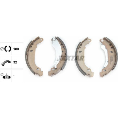 Textar Bremsbackensatz 91053800