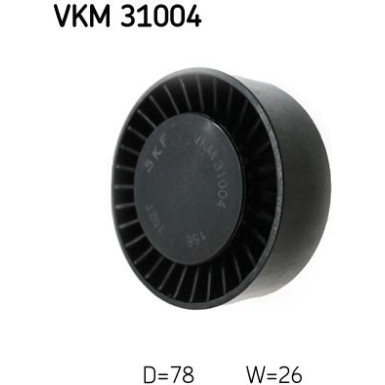 SKF Spannrolle, Keilrippenriemen VKM 31004