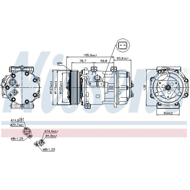 Kompressor, Klimaanlage 89136 Kompressor, Klimaanlage 89136
