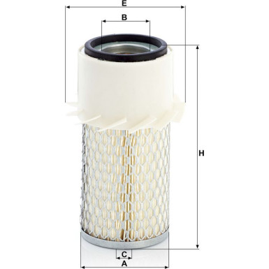 MANN-FILTER C 934 X Luftfilter MANN-FILTER C 934 X Luftfilter