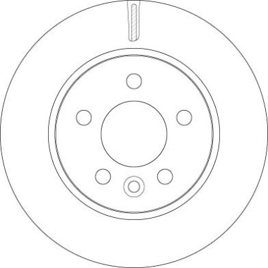 TRW Bremsscheibe DF6482 TRW Bremsscheibe DF6482