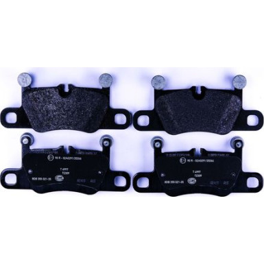 Hella Bremsbelagsatz, Scheibenbremse 8DB 355 021-351 Hella Bremsbelagsatz, Scheibenbremse 8DB 355 021-351