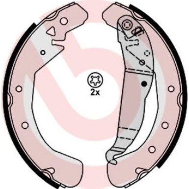 Brembo Bremsbackensatz ESSENTIAL LINE S 59 525 Brembo Bremsbackensatz ESSENTIAL LINE S 59 525
