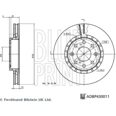Bremsscheibe ADBP430011 Bremsscheibe ADBP430011