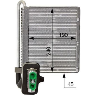 Mahle Verdampfer, Klimaanlage BEHR Premium Line AE 118 000P