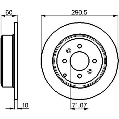 Bremsscheibe 0 986 478 877 Bremsscheibe 0 986 478 877