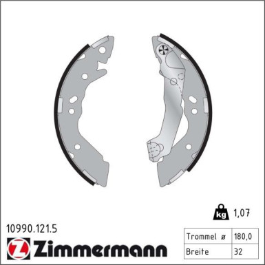 Bremsbackensatz 10990.121.5 Bremsbackensatz 10990.121.5