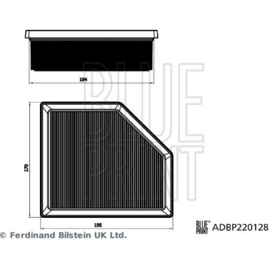Blue Print Luftfilter ADBP220128