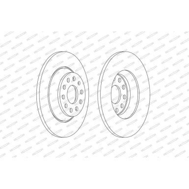 Bremsscheibe DDF2506C