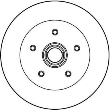TRW Bremsscheibe DF2587 TRW Bremsscheibe DF2587