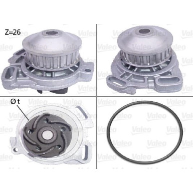 Valeo Wasserpumpe 506190