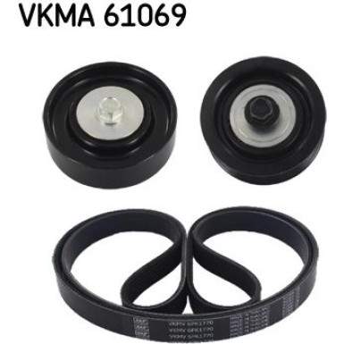 SKF Keilrippenriemensatz VKMA 61069