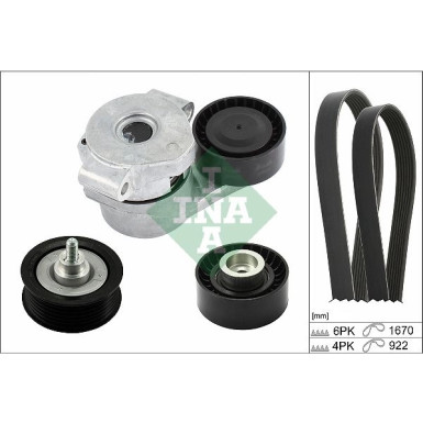 INA Keilrippenriemensatz 529 0301 10