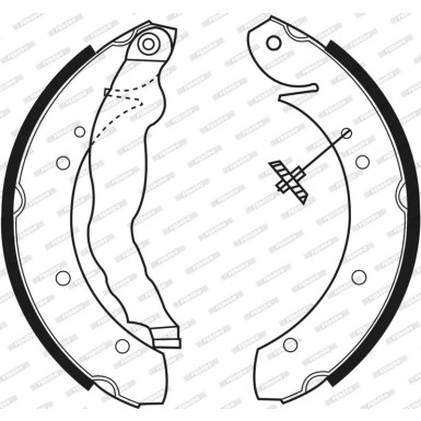 Bremsbackensatz FSB447