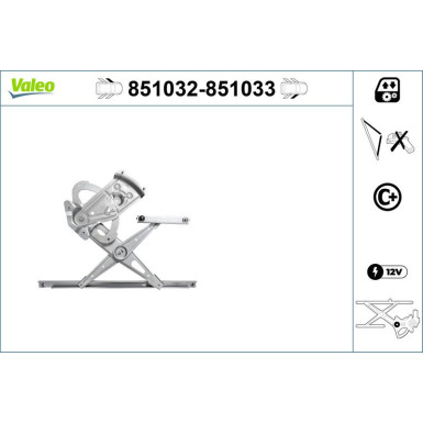 Valeo Fensterheber 851032