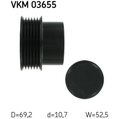 SKF Generatorfreilauf VKM 03655