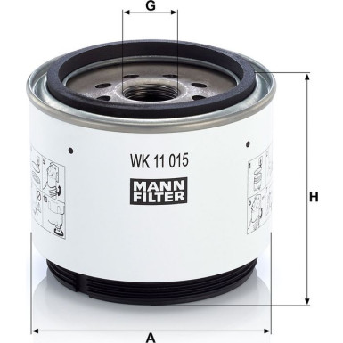 Mann-Filter Kraftstofffilter WK 11 015 X