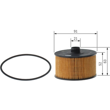 BOSCH F 026 407 231 Ölfilter