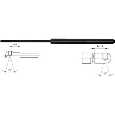Metzger Gasfeder, Koffer-/Laderaum 2110051