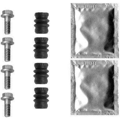 Hella Zubehörsatz, Bremssattel 8DZ 355 204-841