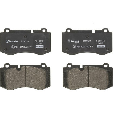 Brembo Bremsbelagsatz, Scheibenbremse XTRA LINE P 50 074X Brembo Bremsbelagsatz, Scheibenbremse XTRA LINE P 50 074X