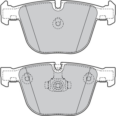 Bremsbelagsatz, Scheibenbremse 598820