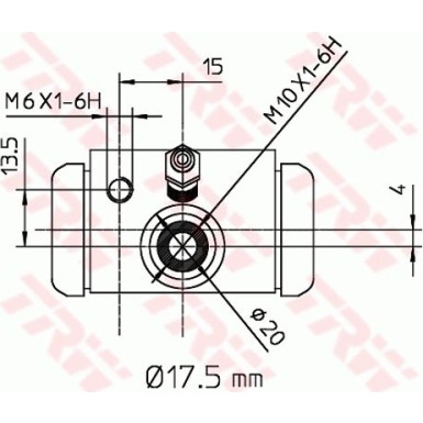 TRW Radbremszylinder BWC243 TRW Radbremszylinder BWC243