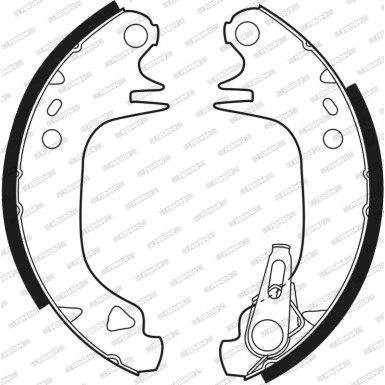 Bremsbackensatz FSB188 Bremsbackensatz FSB188