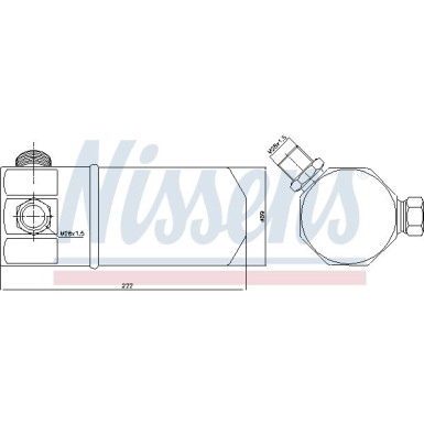 Nissens Trockner, Klimaanlage 95117