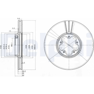 Bremsscheibe BG3504