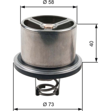 Thermostat, Kühlmittel TH07882 Thermostat, Kühlmittel TH07882