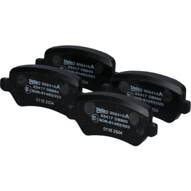 Valeo Bremsbelagsatz, Scheibenbremse EXPERT 302410A Valeo Bremsbelagsatz, Scheibenbremse EXPERT 302410A