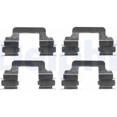 Delphi Zubehörsatz, Scheibenbremsbelag LX0383