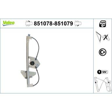 Valeo Fensterheber 851079