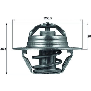 Thermostat, Kühlmittel TX 88 82D Thermostat, Kühlmittel TX 88 82D