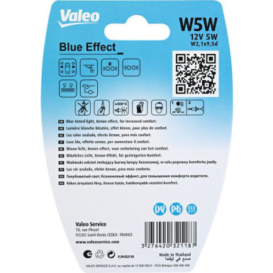 Valeo Glühlampe, Blinkleuchte BLUE EFFECT 032118