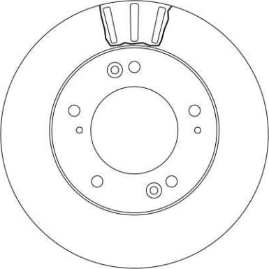 TRW Bremsscheibe DF4172