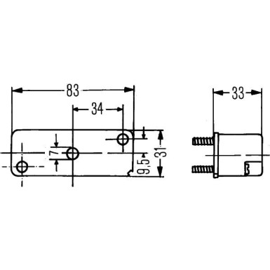 Kennzeichenleuchte 2KA 003 168-021 Kennzeichenleuchte 2KA 003 168-021