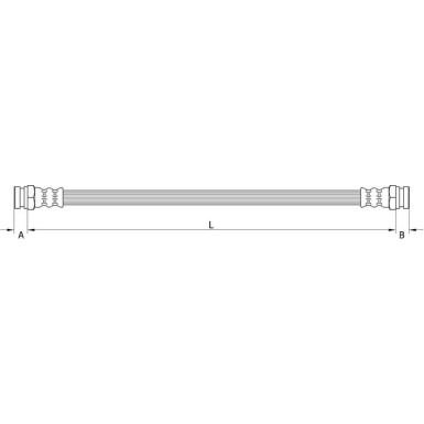 Metzger Bremsschlauch 4111395