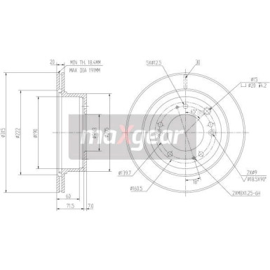 Bremsscheibe 19-2372 Bremsscheibe 19-2372
