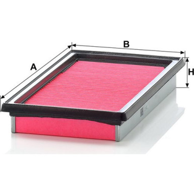 MANN-FILTER C 2420 Luftfilter MANN-FILTER C 2420 Luftfilter