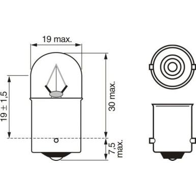 Glühlampe 1 987 302 704 Glühlampe 1 987 302 704
