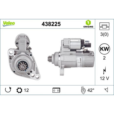 Starter Valeo Origins New OE TECHNOLOGIE 438225