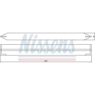 Nissens Trockner, Klimaanlage 95499